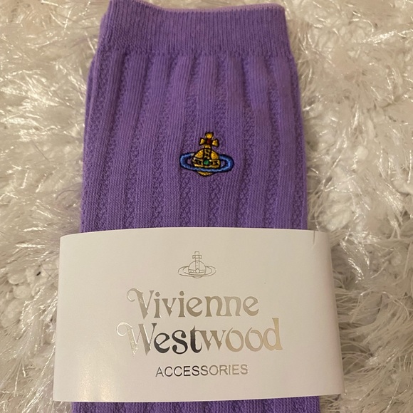 VIVIENNE WESTWOOD purple socks - Picture 5 of 7